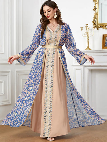 Robe avec Kimono Kaftan
